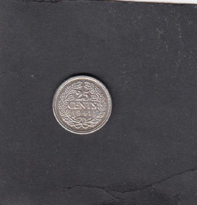 Beschrijving: 25 Cent WILHELMIN